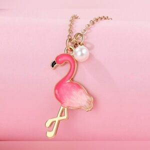 Pink Flamingo Necklace